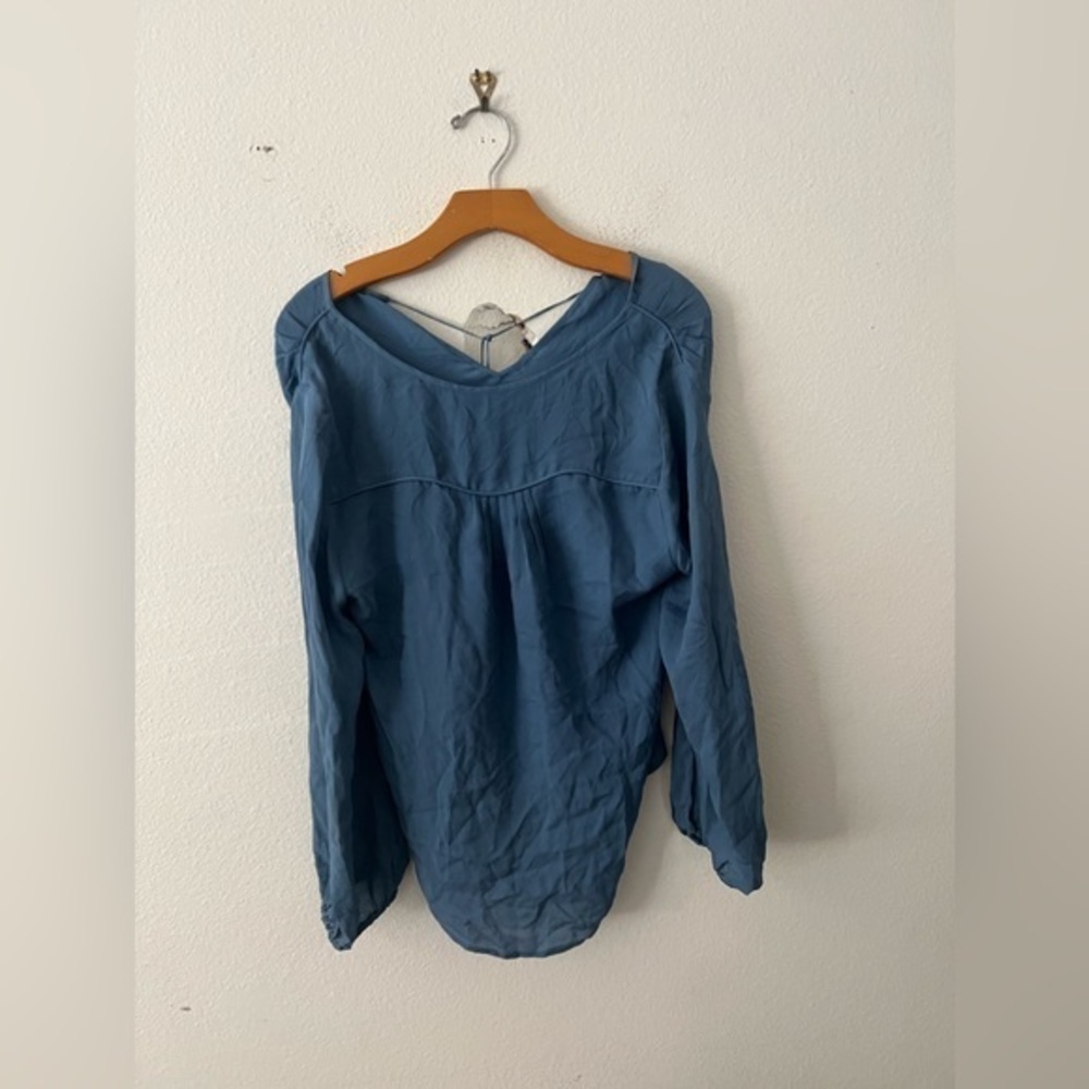 Vintage Blue Blouse Size Large